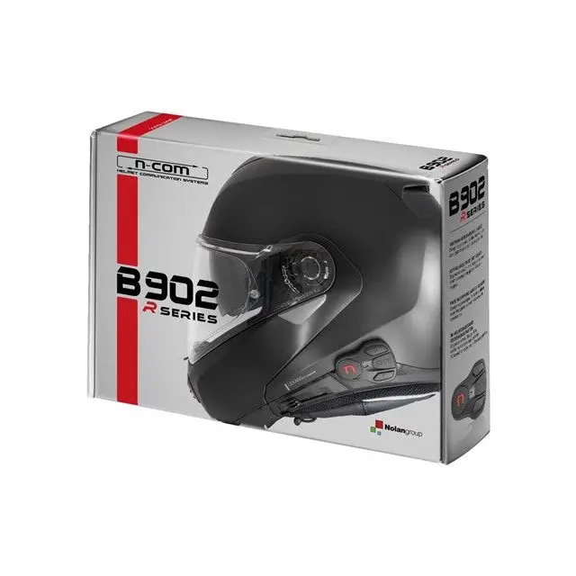Nolan N-Com B902 R Motorbike intercom 1 pc Black - Bluetooth headsetsAKG-SBL<<<GSM accessoriesAKG<<<ActionPL