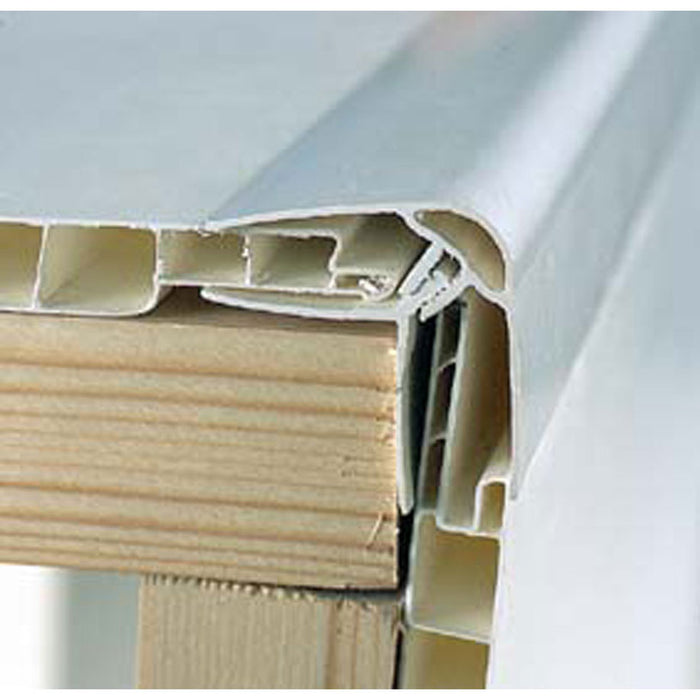 PROFILE PVC RIGHT ANGLE WHITE 2.6M NOLINA