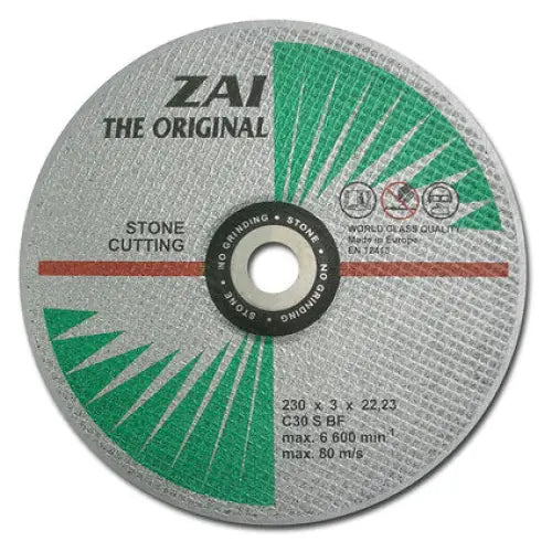 NON-METAL CUTTING DISC ZAI 230x3x22.23 - Дискове за ъглошлайфи<<<Консумативи за електроинструменти<<<Инструменти и
