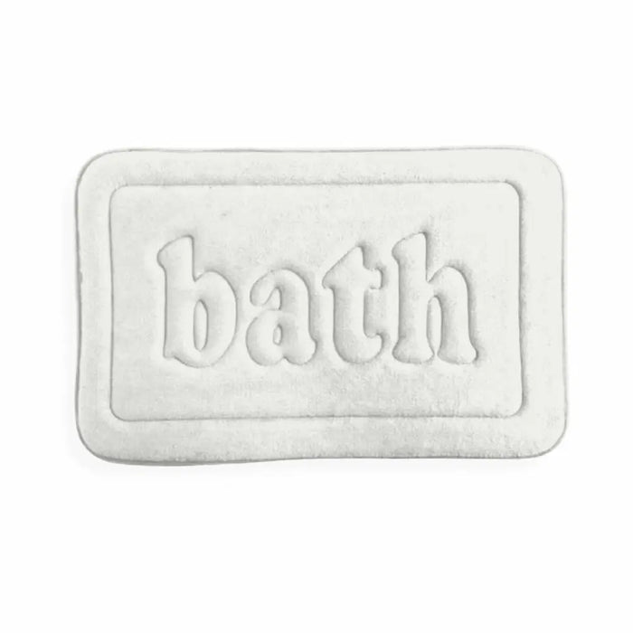 Non-Slip Bath Mat TODAY Bath PVC 40 x 60 cm White - Баня<<<Дом Градина<<<BigBuy&&&Завеси и килими<<<Баня<<<Дом