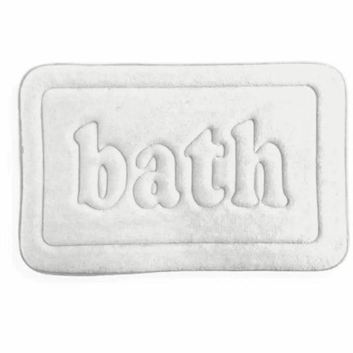 Non-Slip Bath Mat TODAY Bath PVC 40 x 60 cm White - Баня<<<Дом Градина<<<BigBuy&&&Завеси и килими<<<Баня<<<Дом