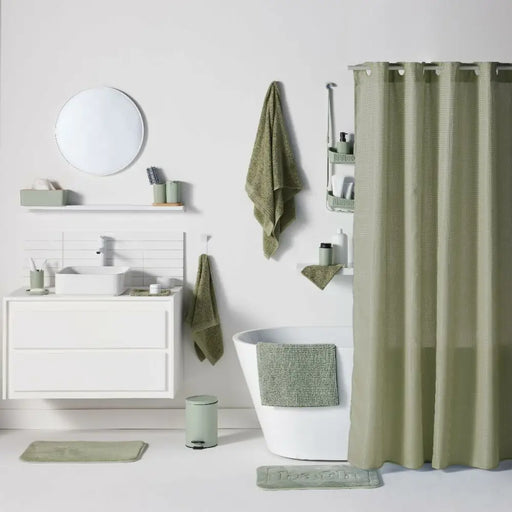 Non-Slip Bath Mat TODAY UTILITY Green 40 x 60 cm - Баня<<<Дом Градина<<<BigBuy&&&Завеси и килими<<<Баня<<<Дом