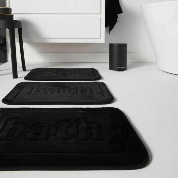 Non-slip Mat TODAY Black - Баня<<<Дом Градина<<<BigBuy&&&Завеси и килими<<<Баня<<<Дом Градина<<<BigBuy