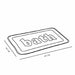 Non-slip Mat TODAY Black - Баня<<<Дом Градина<<<BigBuy&&&Завеси и килими<<<Баня<<<Дом Градина<<<BigBuy
