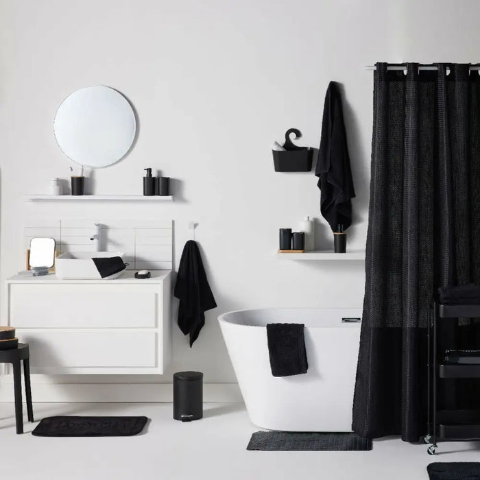 Non-slip Mat TODAY Black - Баня<<<Дом Градина<<<BigBuy&&&Завеси и килими<<<Баня<<<Дом Градина<<<BigBuy