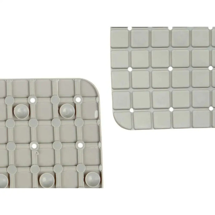 Non-slip Shower Mat Berilo Grey PVC 67,7 x 38,5 x 0,7 cm Frames (6 Units) - Баня<<<Дом Градина<<<BigBuy&&&Завеси и