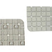 Non-slip Shower Mat Berilo Grey PVC 67,7 x 38,5 x 0,7 cm Frames (6 Units) - Баня<<<Дом Градина<<<BigBuy&&&Завеси и