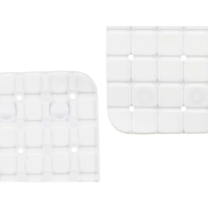 Non-slip Shower Mat Berilo White PVC 6 x 38 x 6 cm 67,7 x 38,5 x 0,7 cm Frames (6 Units) - Баня<<<Дом