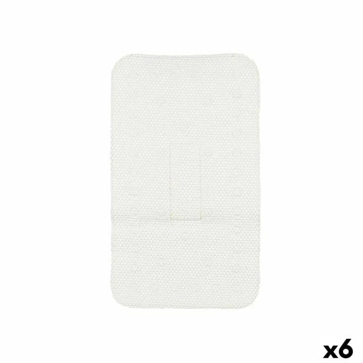 Non-slip Shower Mat Berilo White PVC 69,3 x 40 x 1 cm (6 Units) - Баня<<<Дом Градина<<<BigBuy&&&Завеси и