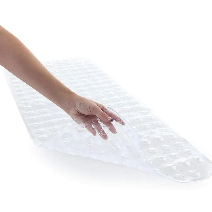 Non-slip Shower Mat Exma Transparent PVC 100 x 40 cm - Баня<<<Дом Градина<<<BigBuy&&&Завеси и килими<<<Баня<<<Дом