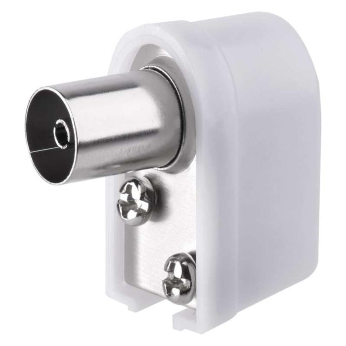 TV SOCKET 90° FEMALE FOR COAXIAL EMOS