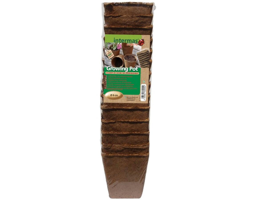PEAT POTS 8 X 8 CM 14 PCS