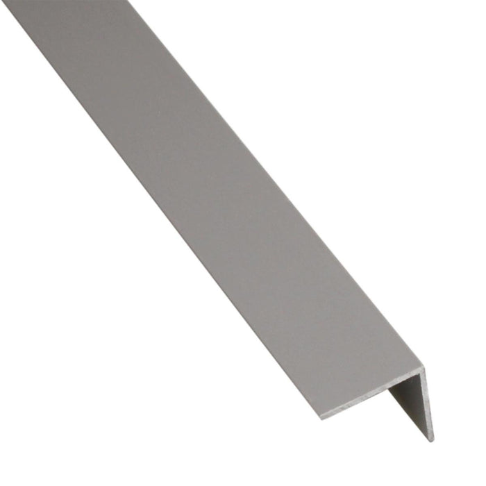 PVC CORNER PROFILE 19.5X19.5MM/2.6M SILVER