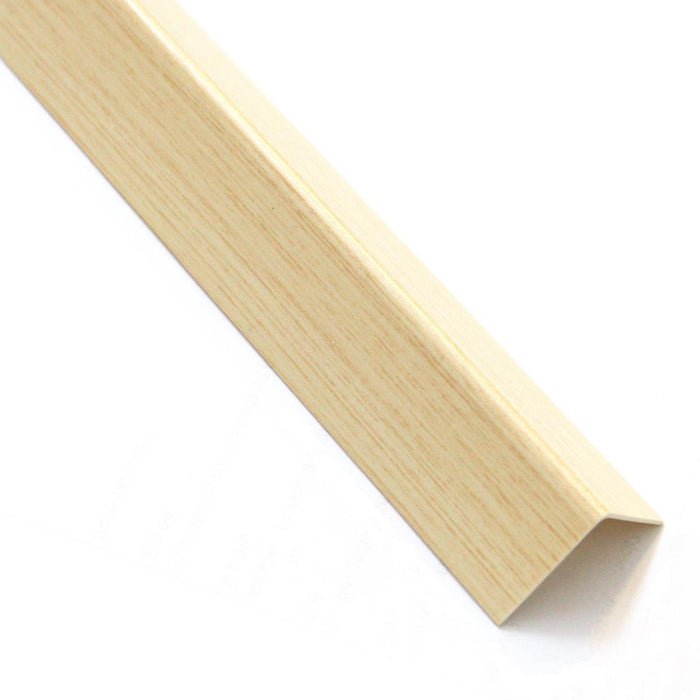 PVC CORNER PROFILE 19.5X19.5MM/1M WOODEN