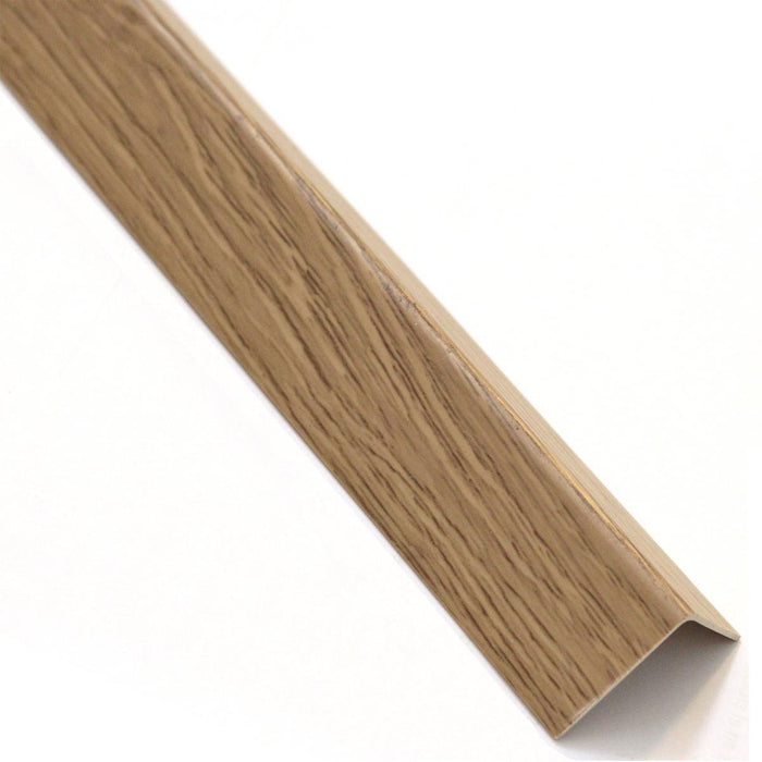 PVC CORNER PROFILE 19.5X19.5MM/1M OAK