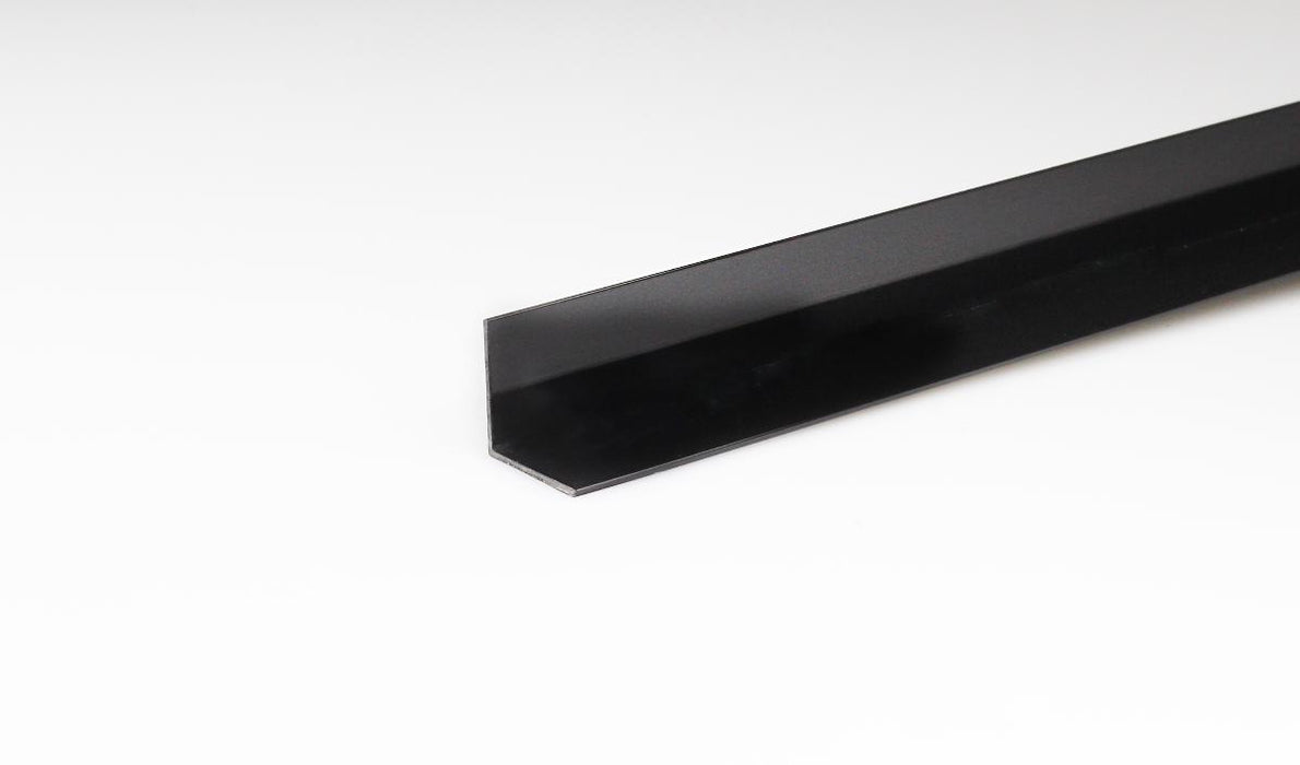 PVC CORNER PROFILE 10X10MM/1M BLACK SATIN
