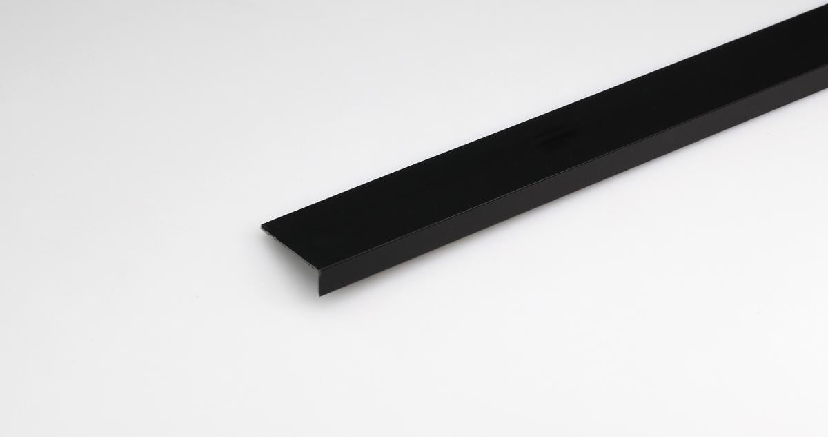 PVC CORNER PROFILE 40X10MM/1M BLACK SATIN
