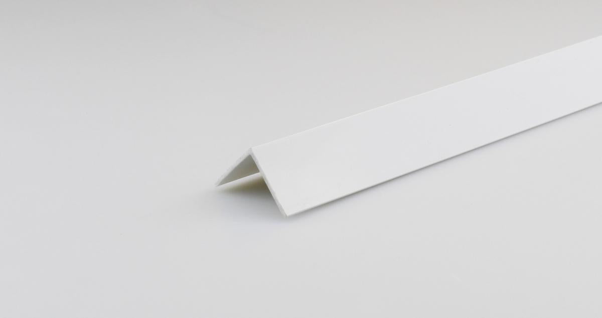 PVC CORNER PROFILE 40X40MM/1M WHITE SATIN