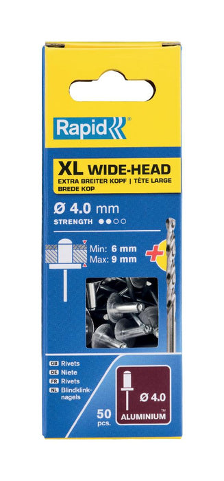 POP RIVETS 4.0X12MM XL