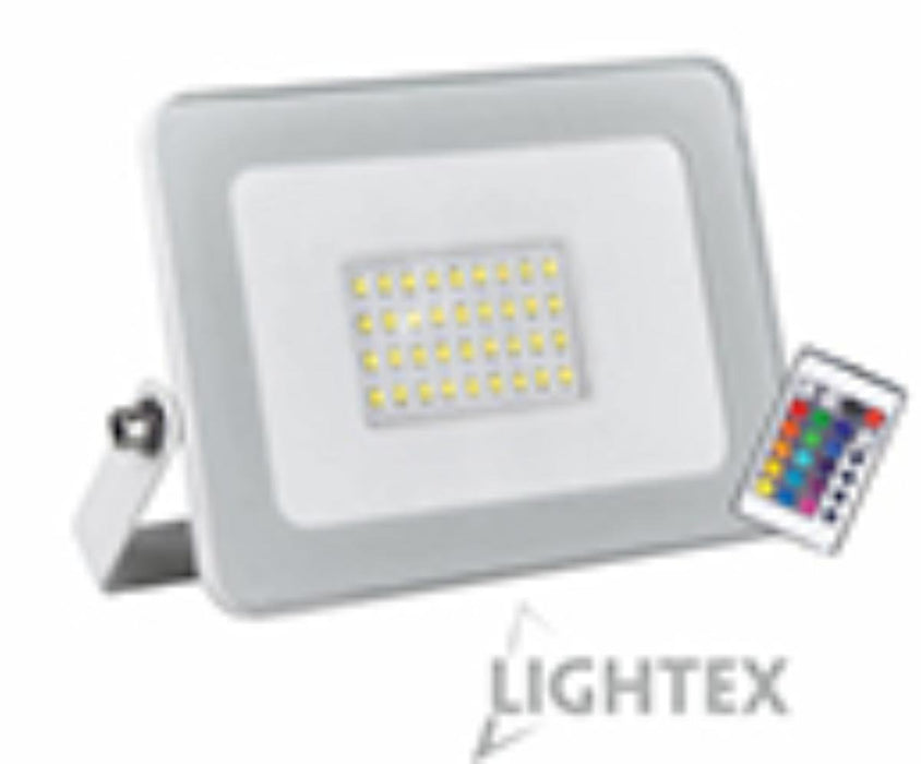LED RGB SPOTLIGHT SLIM 20W IP60 WHITE