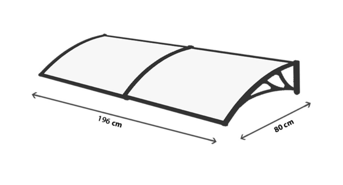CANOPY FOR THE DOOR/WINDOW 80X200 CM