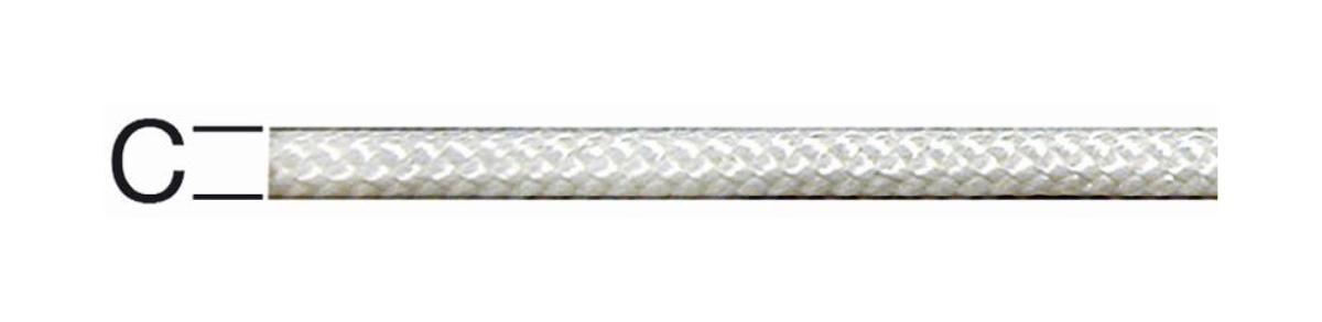 ROPE POLYESTER WHITE 2.8MM