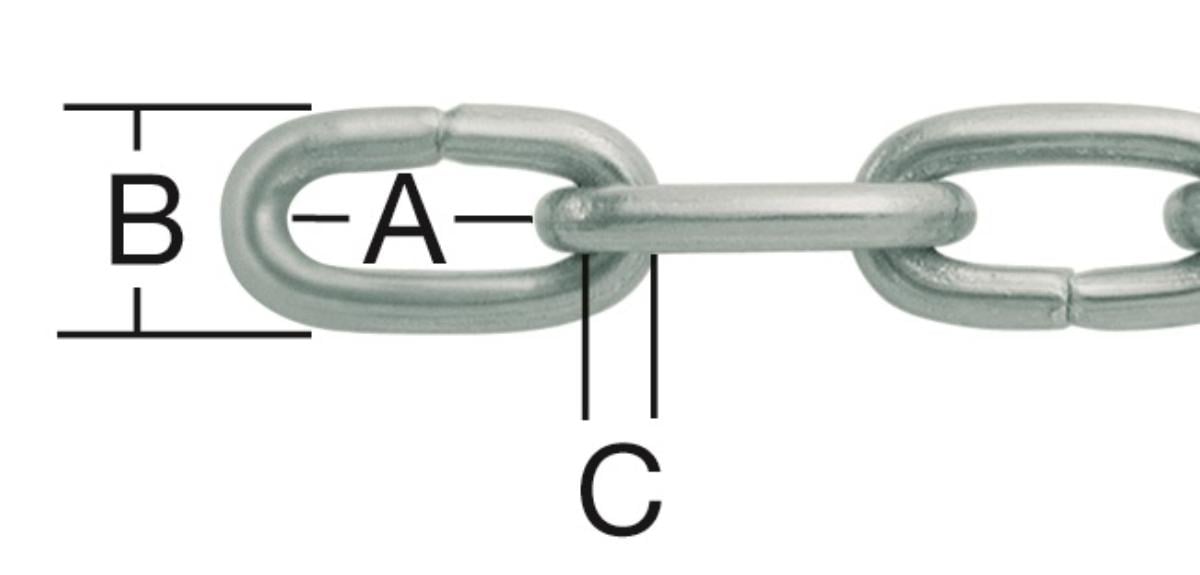NICKEL WATCH CHAIN 1.1MM LINK 7/4.5