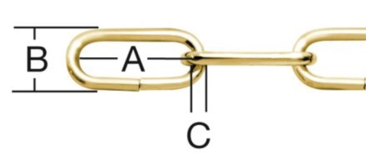 NICKEL WATCH CHAIN 1.3MM LINK 7.5/5