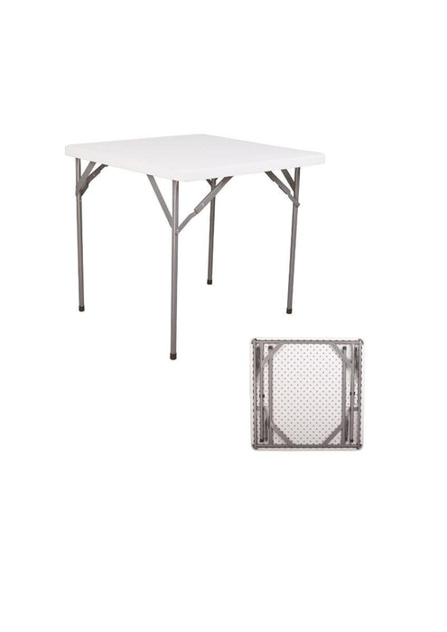 PARTY TABLE 80X80X74CM FOLDABLE WHITE