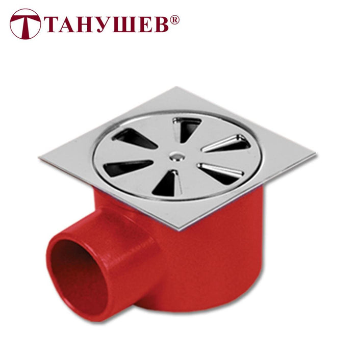 FLOOR ROGOV SIPHON 10X10 CM PPR/INOX CLOSED