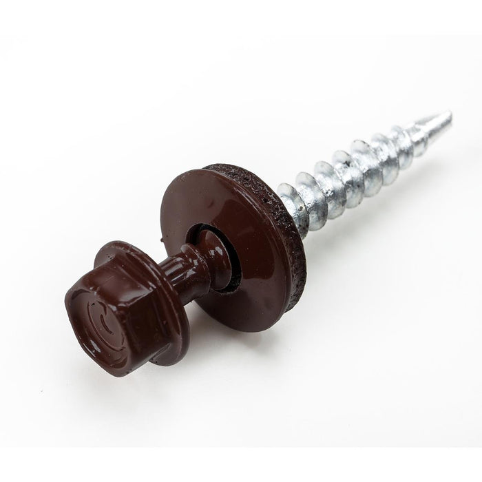 SELF-DRILL SCREWS 4.8X35 50 BROWN