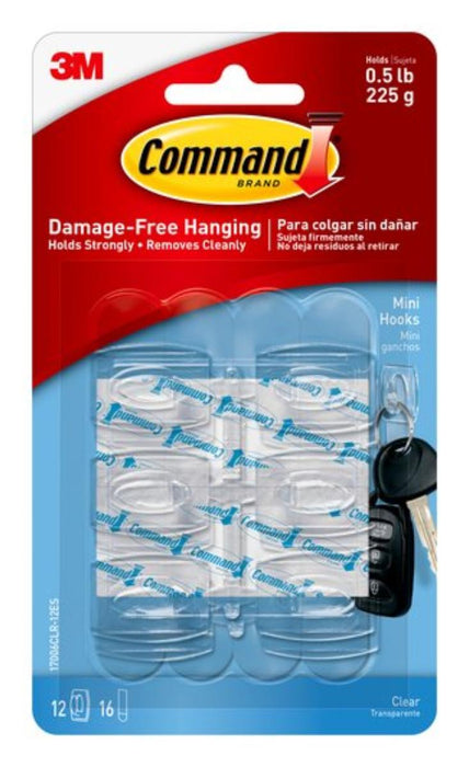 HANGER MINI WHITE 6PCS 3M