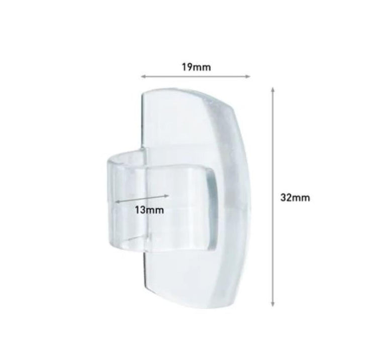 CABLE ORGANIZER TRANSPARENT 4PCS 3M