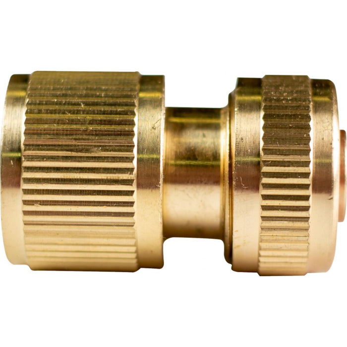 HOSE CONNECTOR 1/2 STOPPER BRASS TG