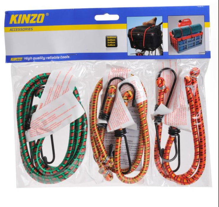 LUGGAGE STRAPS 30/45/60CM 6PCS KINZO