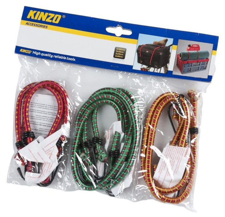 LUGGAGE STRAPS 30/45/60CM 6PCS KINZO
