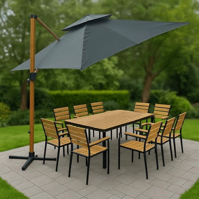 GARDEN UMBRELLA ROMA M ANTHRACITE