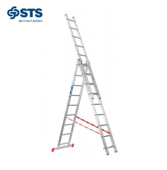 PROFESSIONAL LADDER STS 3x9 STEPS