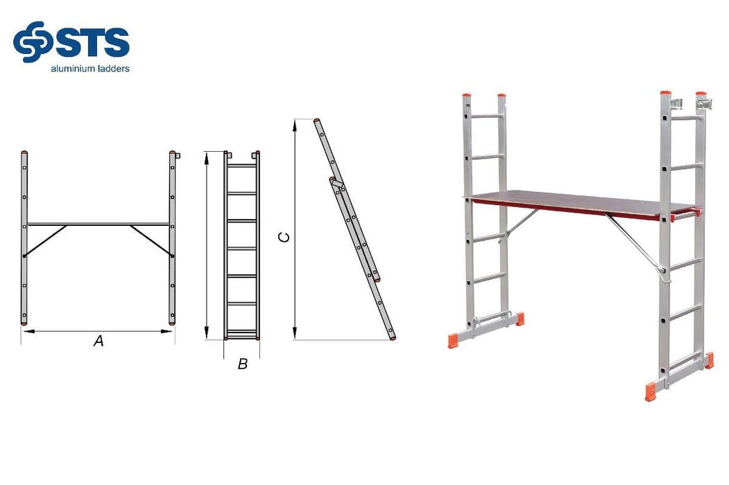 PROFESSIONAL SCAFFOLDING/LADDER STS 2x6