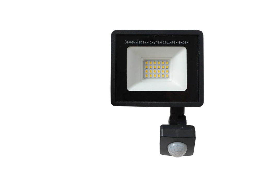 DELFI LED SPOTLIGHT WITH SENSOR 20W BLACK