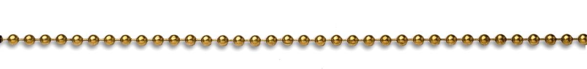 BALL CHAIN BRASS 3.2MM UP TO 10KG