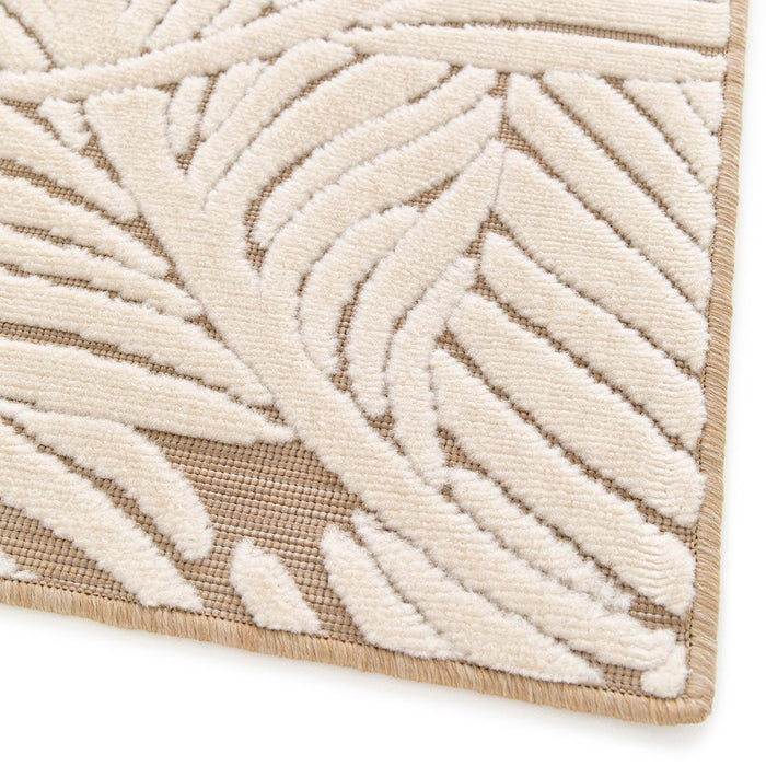 CARPET LIGHT LEAF CREAM 120X170 CM