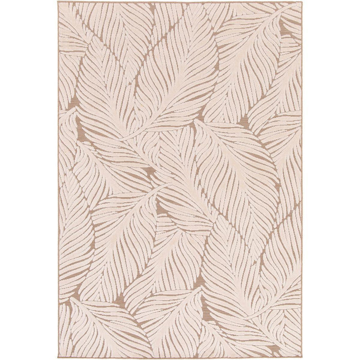 CARPET LIGHT LEAF CREAM 120X170 CM