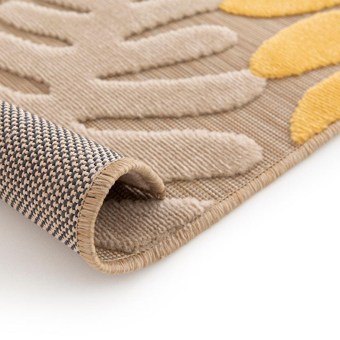 CARPET LIGHT BRANCHES BEIGE 120X170 CM