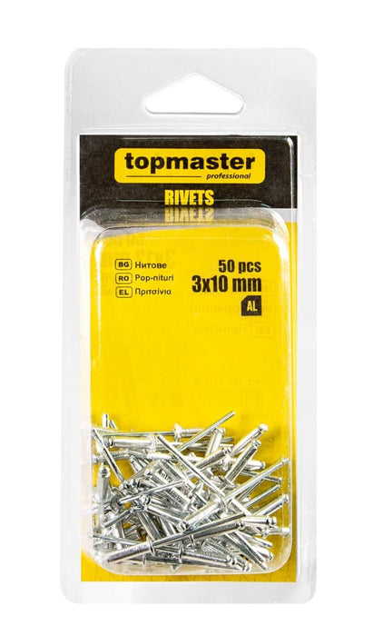 RIVETS 3.0X10MM 50PCS TMP