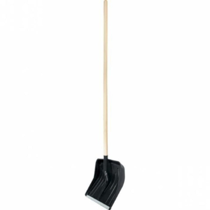 SNOW SHOVEL WITH WOODEN HANDLE 37CM