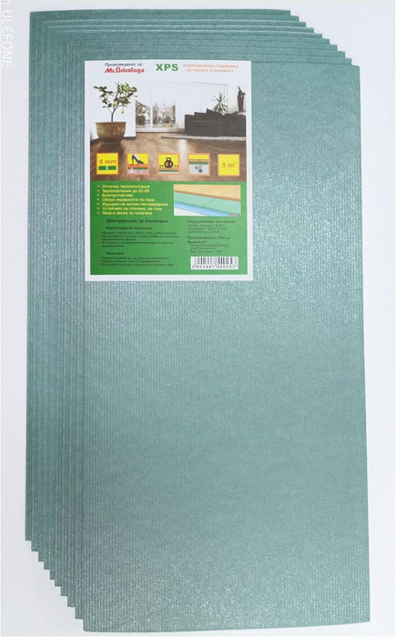 PAD XPS 5MM 5M2 GREEN MR.BR