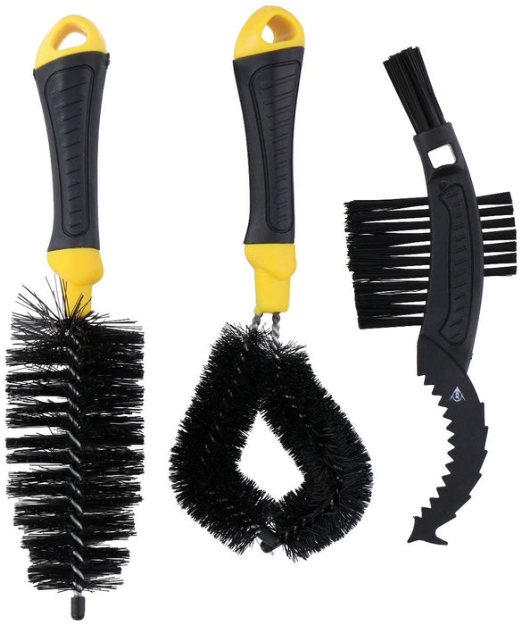 DUNLOP BICYCLE BRUSH SET 3PCS