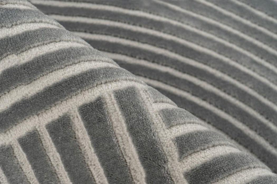 CARPET ELIF 160/230CM GRAY OVAL
