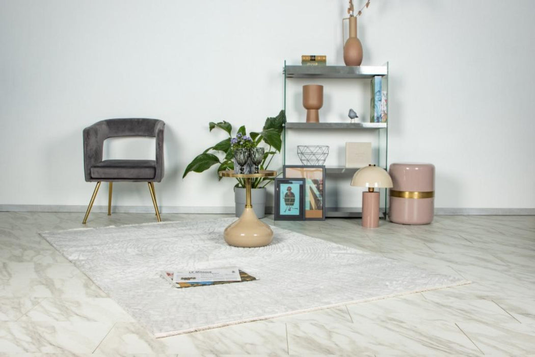 CARPET ELIF 80/150CM SILVER WOOD